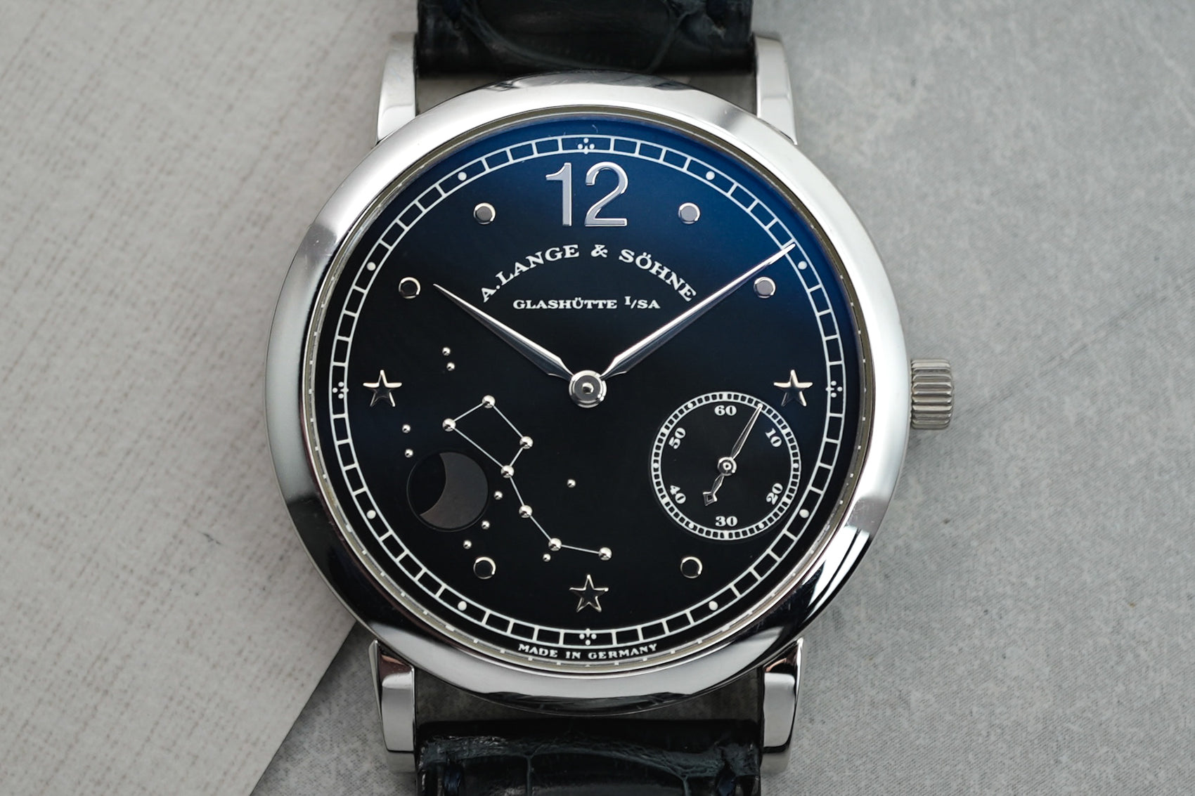 A. Lange & Sohne 1815 Moonphase Emil Platinium 36mm Numbered Edition 150 Pieces 231.035