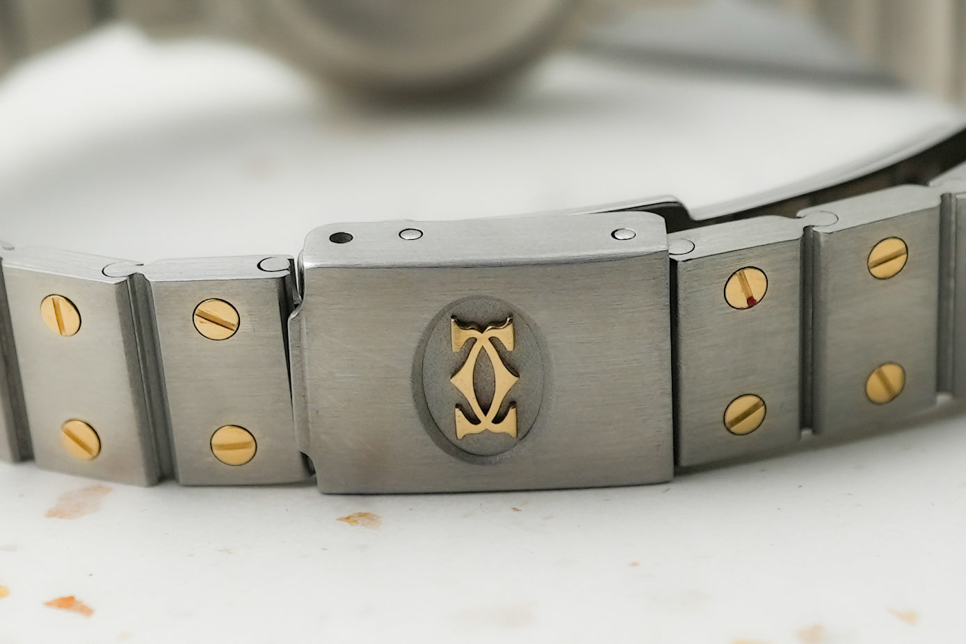 Cartier Santos Octagon Ronde in 18K Solid Yellow Gold Bezel 25mm Automatic 0907