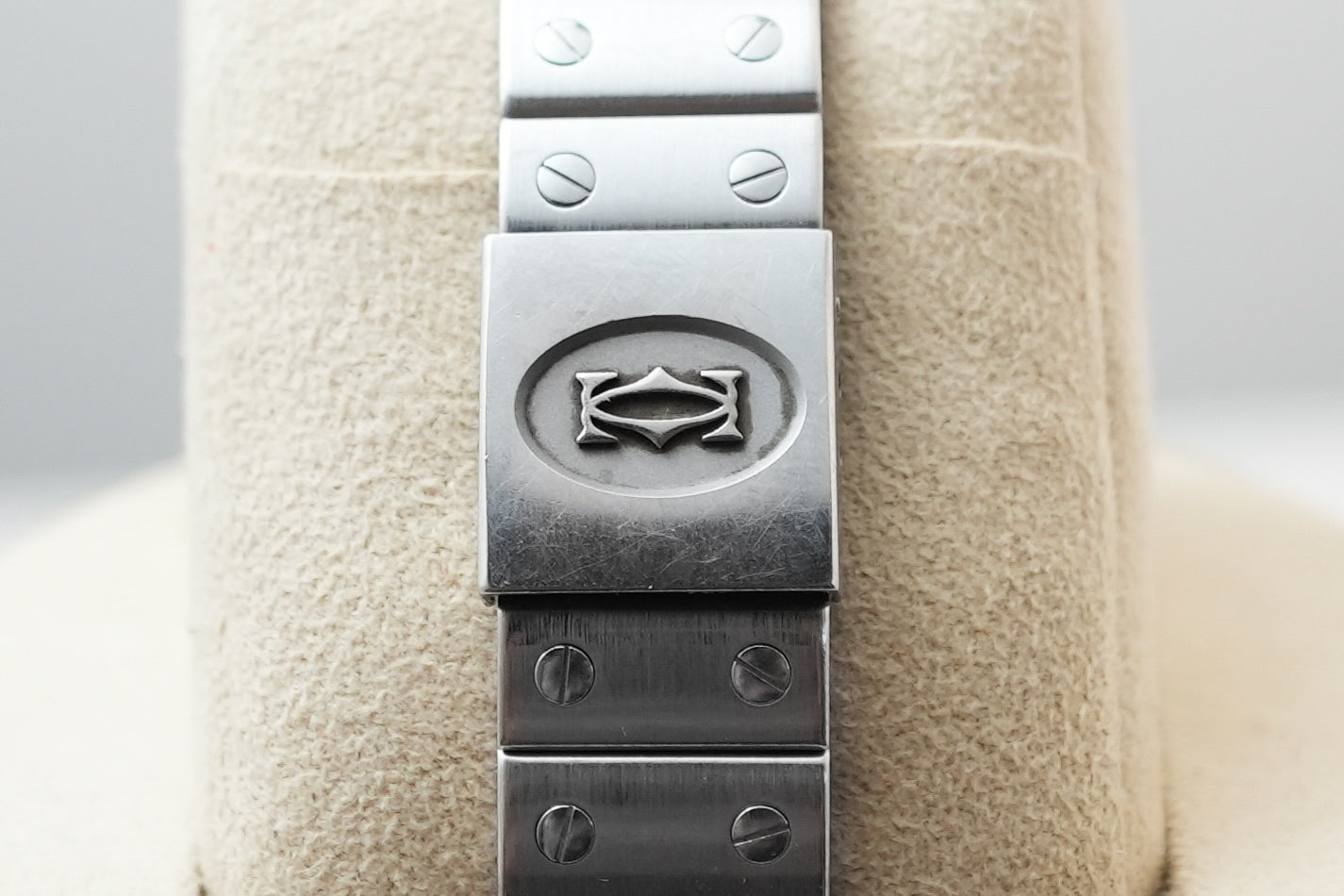 Cartier Santos Galbee Roman Ivory Quartz LM W20018D6 987901