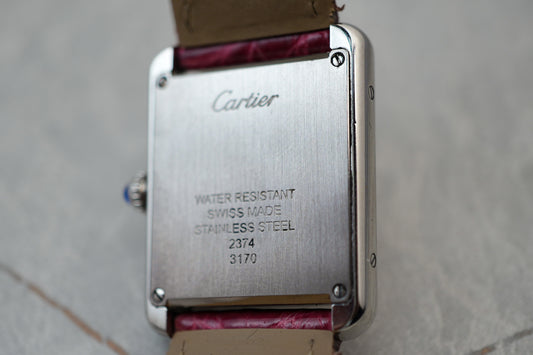 Cartier Tank Solo Pink Small 3170 W5200000