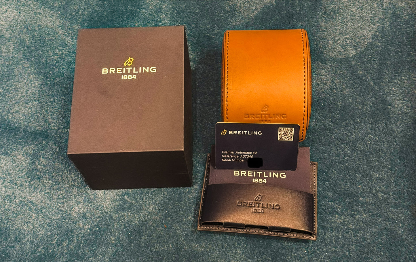 Breitling Premier 40mm Blue Automatic A37340351C1P2