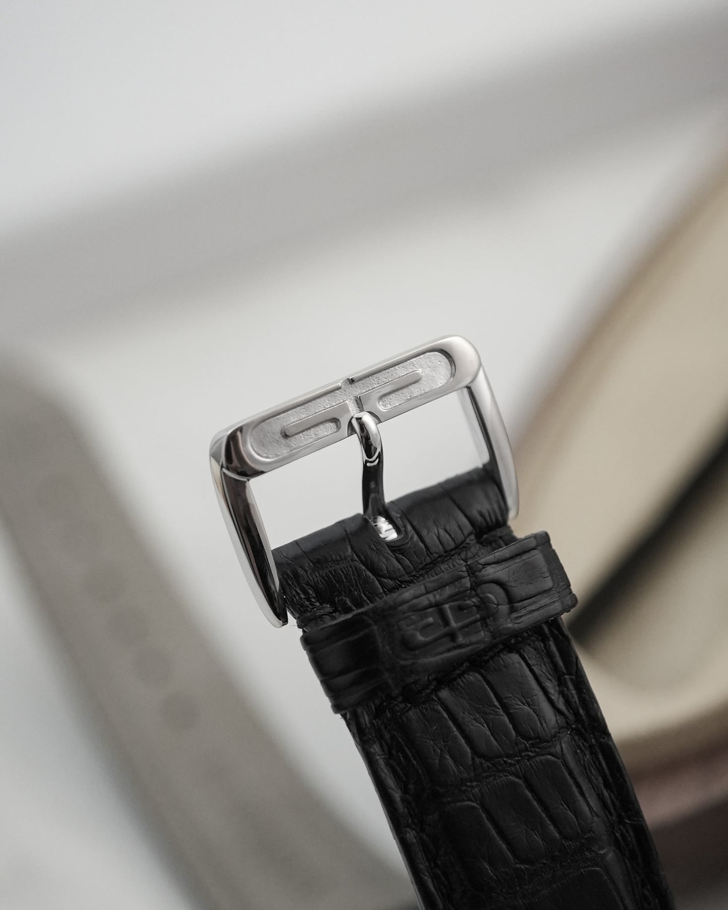 Gerald Genta Backtimer in 18k Solid White Gold with Factory Diamonds G.3806