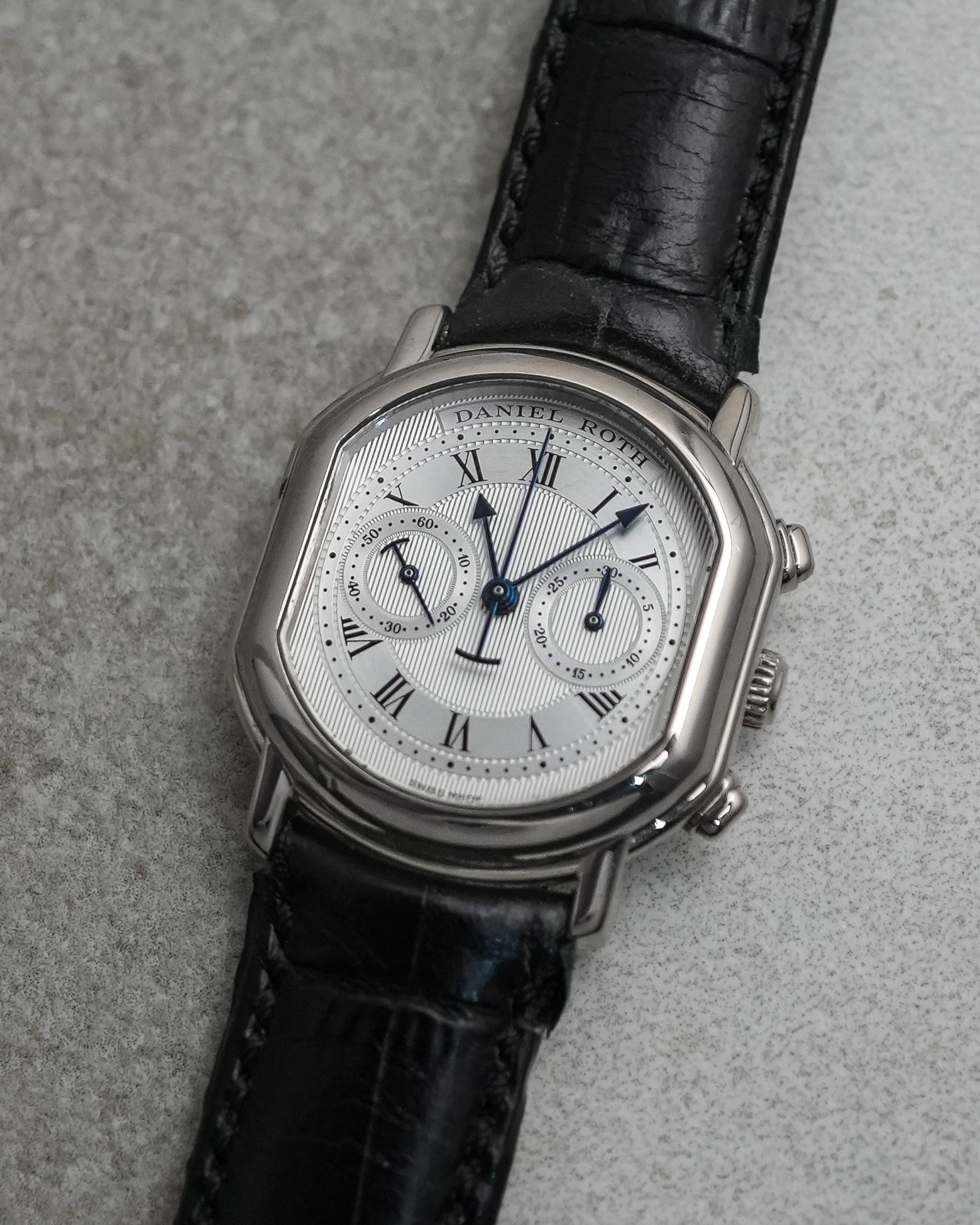 Daniel Roth Chronograph in 18K Solid White Gold Automatic C447