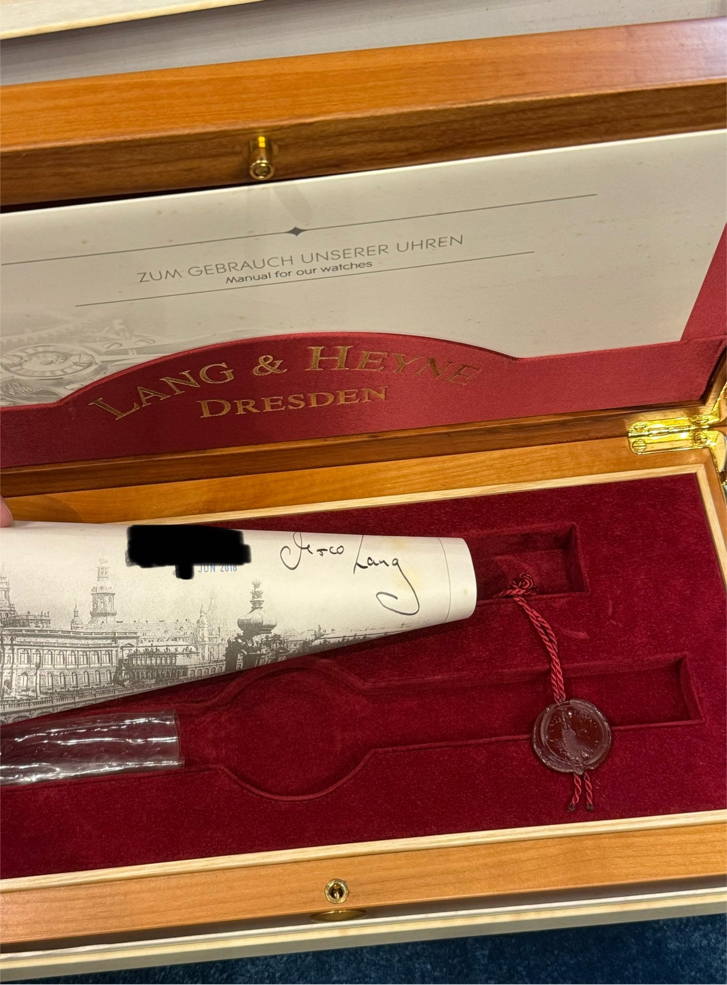 Lang and Heyne Georg Platinium Numbered Baselworld &