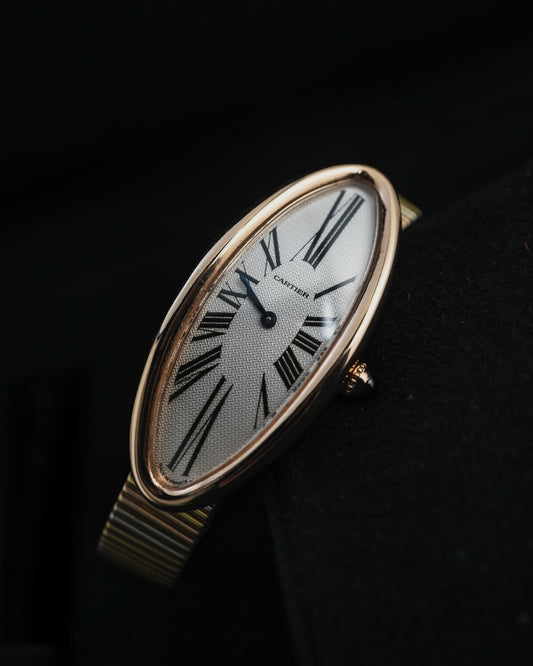 Cartier Baignore Allongee France Manual Winding in 18K Solid Rose Gold 2515
