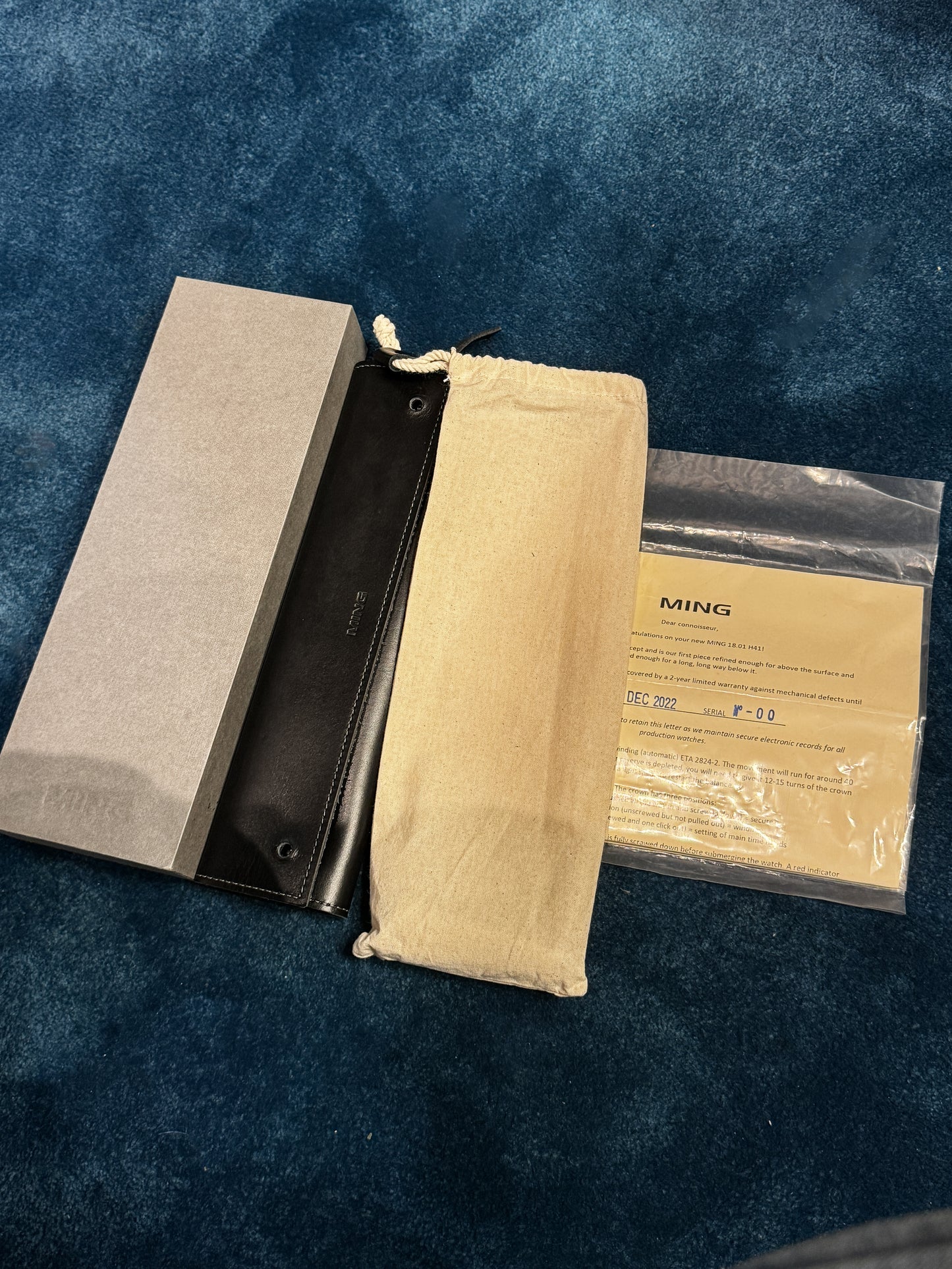 Ming Watch Diver DLC Stainless Steel 40mm Titanium 18.01 H41