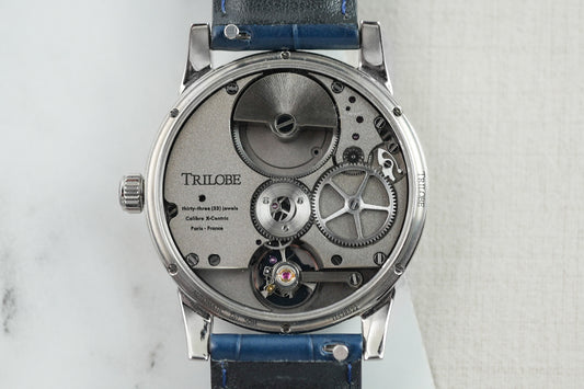 Trilobe Nuit Fantastique Blue SS Grained Titanium NF06BG