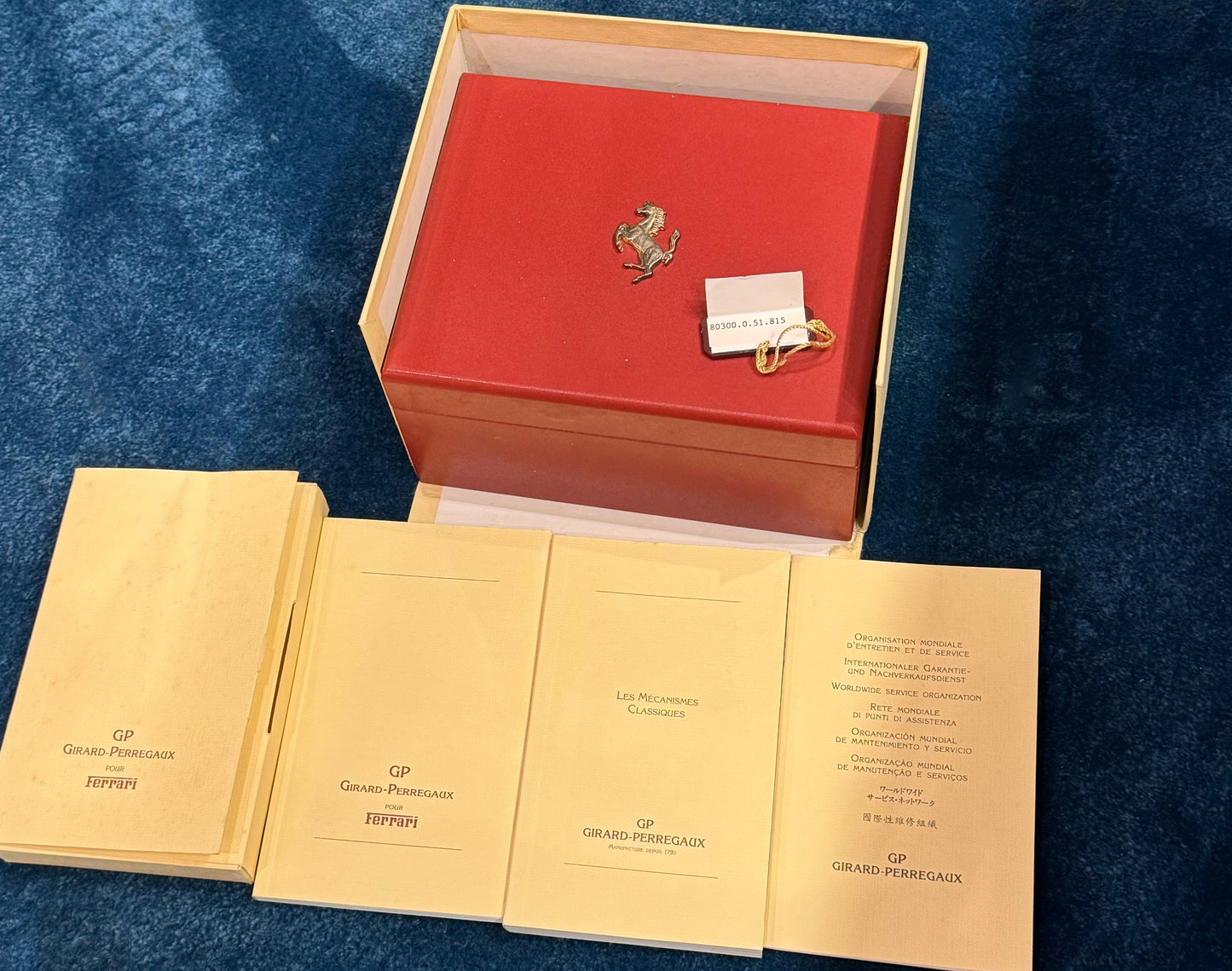 Girard Perregaux Ferrari in 18k Yellow Gold 80300 8030