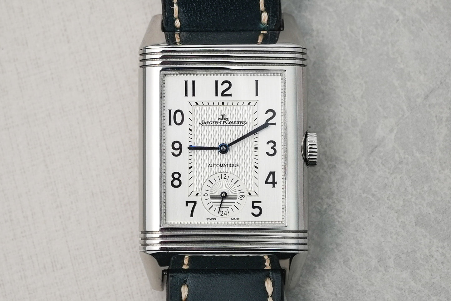 Jaeger-LeCoultre JLC Reverso Duoface Large Classic Blue Dial 215.8.S9 Q38384AB