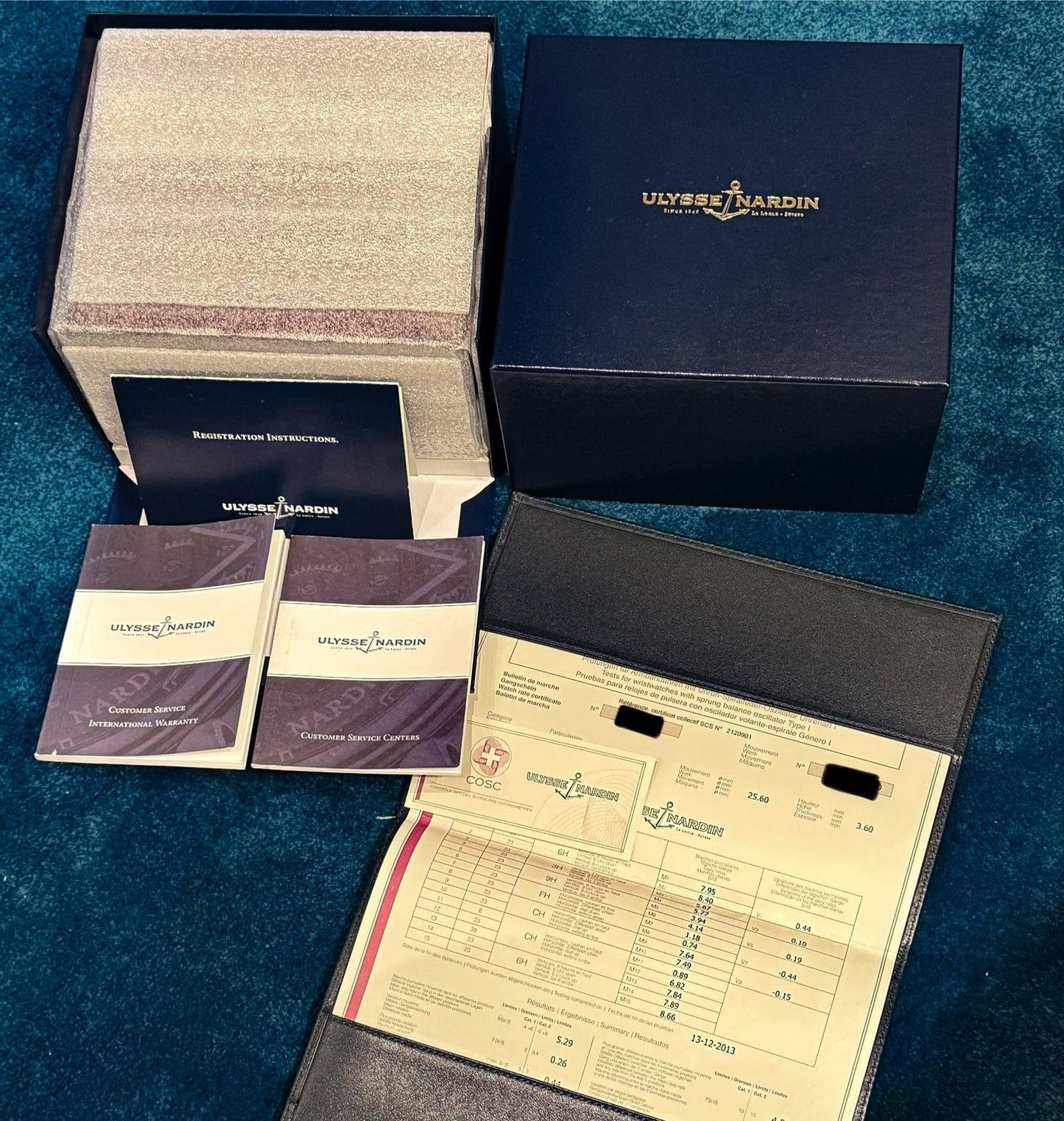 Ulysse Nardin Classico Enamel Dial Blue 40mm 8153-111-2/E3 853-111