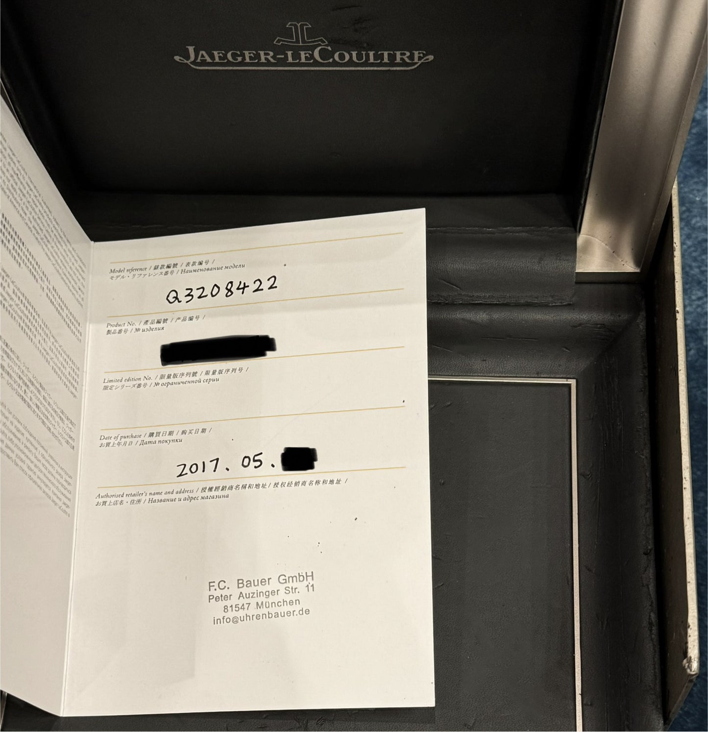 Jaeger LeCoultre Reverso Grande JLC Quartz Q3208422 268.8.47