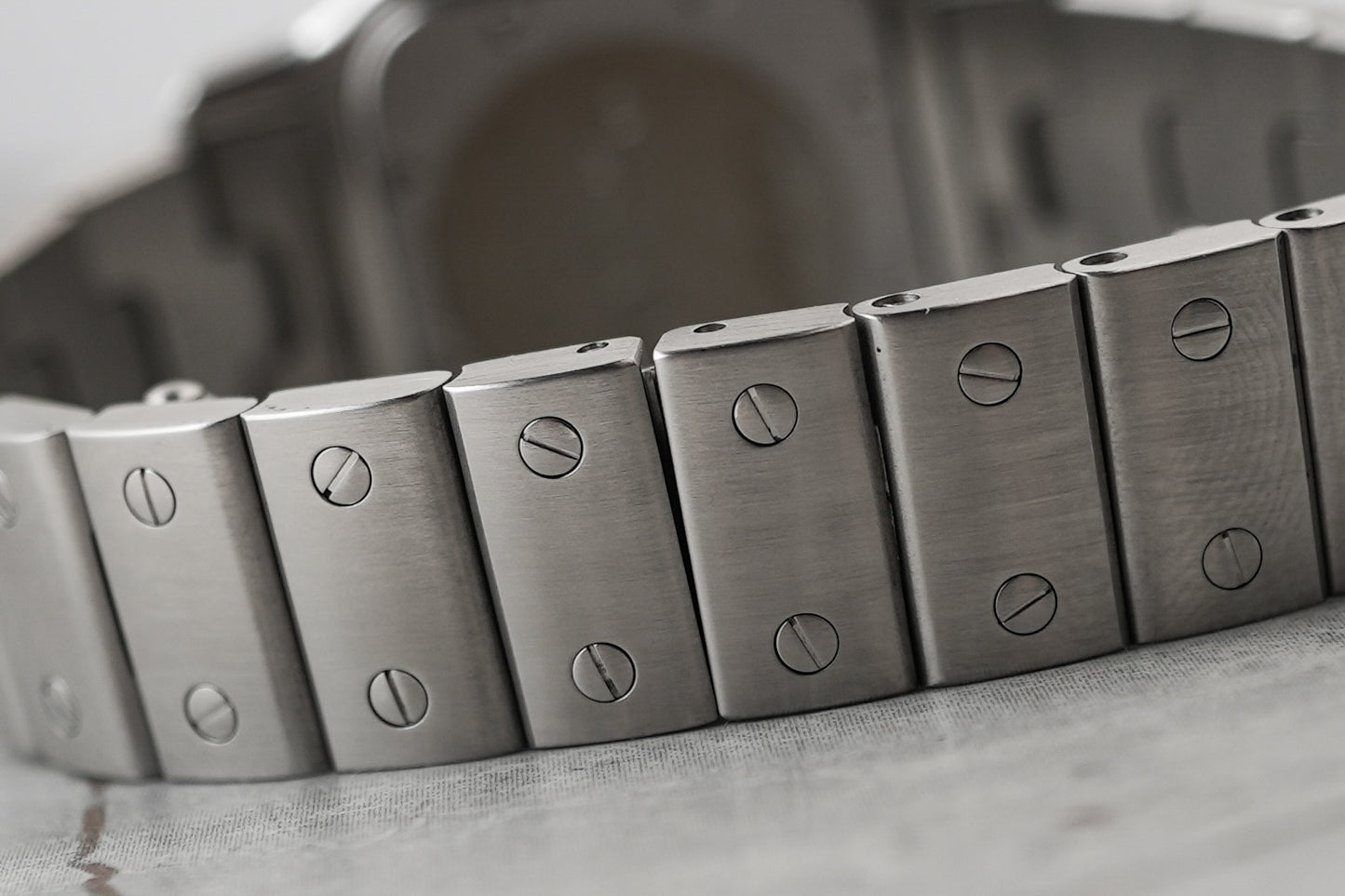 Cartier Santos Galbee Blue Roman Quartz 1565 W20017D6