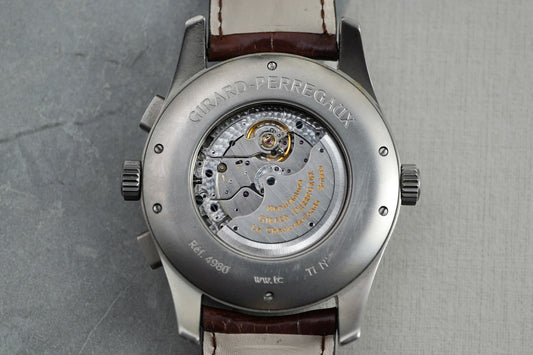 Girard Perregaux WW.TC Chronograph GMT Worldtimer Worldtime WWTC Titanium 43mm 4980