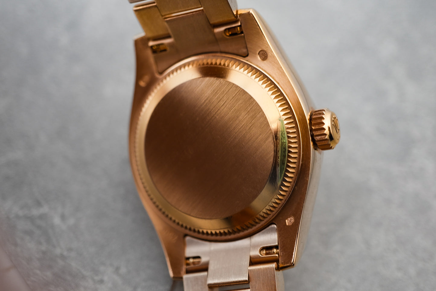 Rolex Datejust Ladies 26mm Roman Factory Diamonds Chocolate Dial in 18K Solid Rose Gold Lady 179175