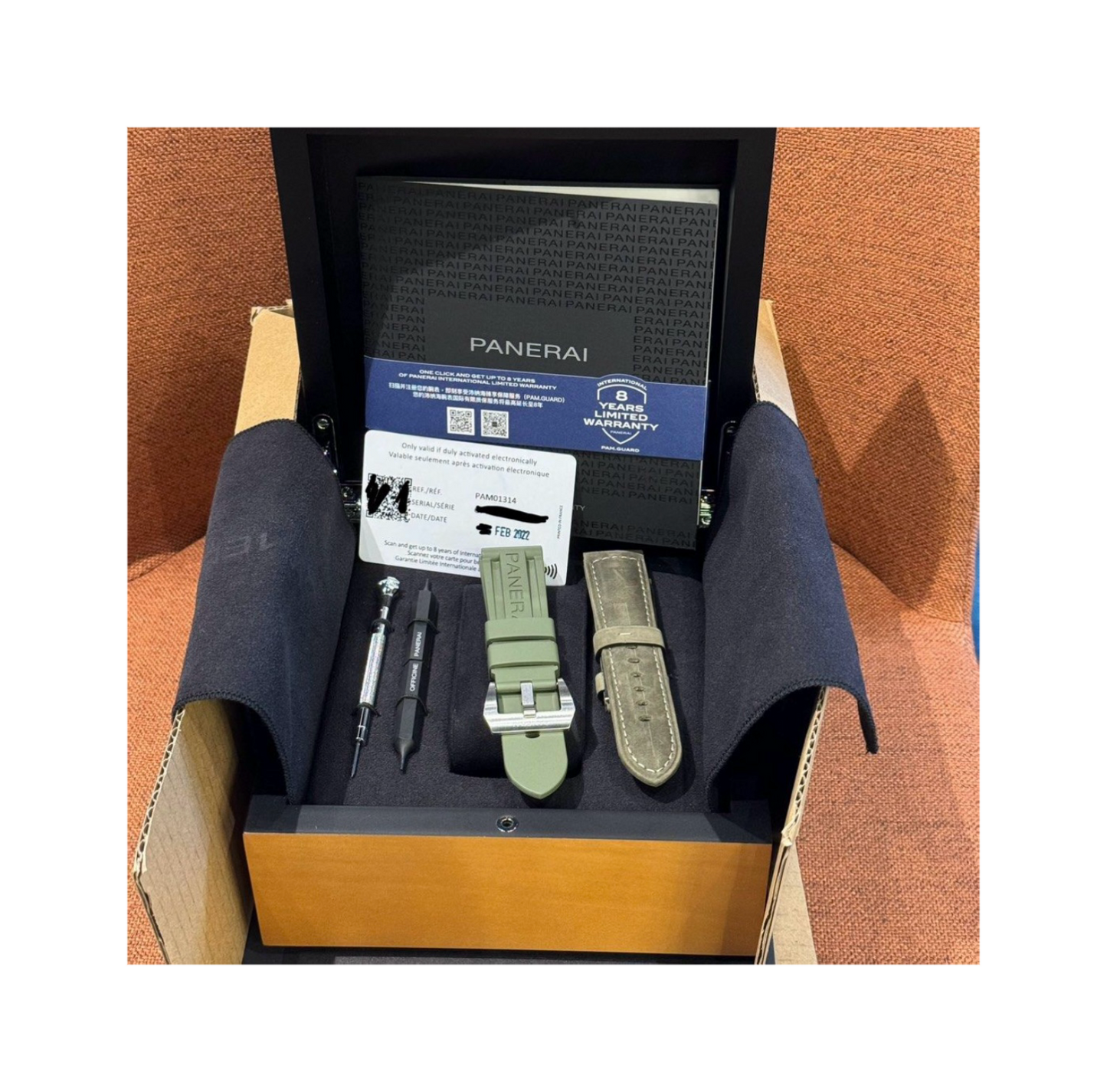 Panerai Luminor Marina 44mm White Dial PAM1314 PAM01314