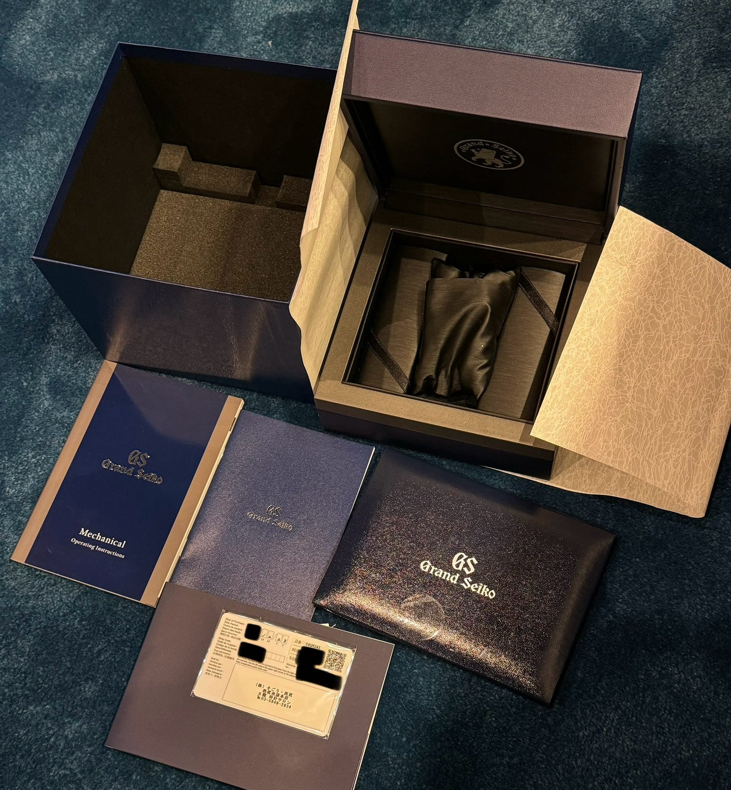 Grand Seiko Sports Collection GMT Mechanical Automatic 40.5mm Blue Dial SBGM245