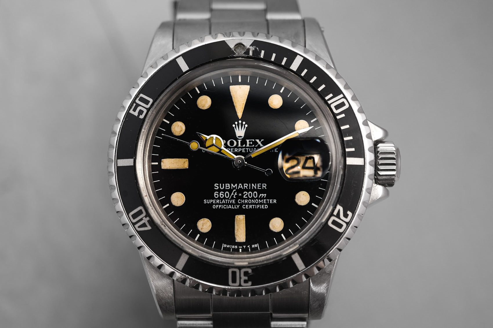 Rolex Submariner Date Tritium Matte Dial 1680