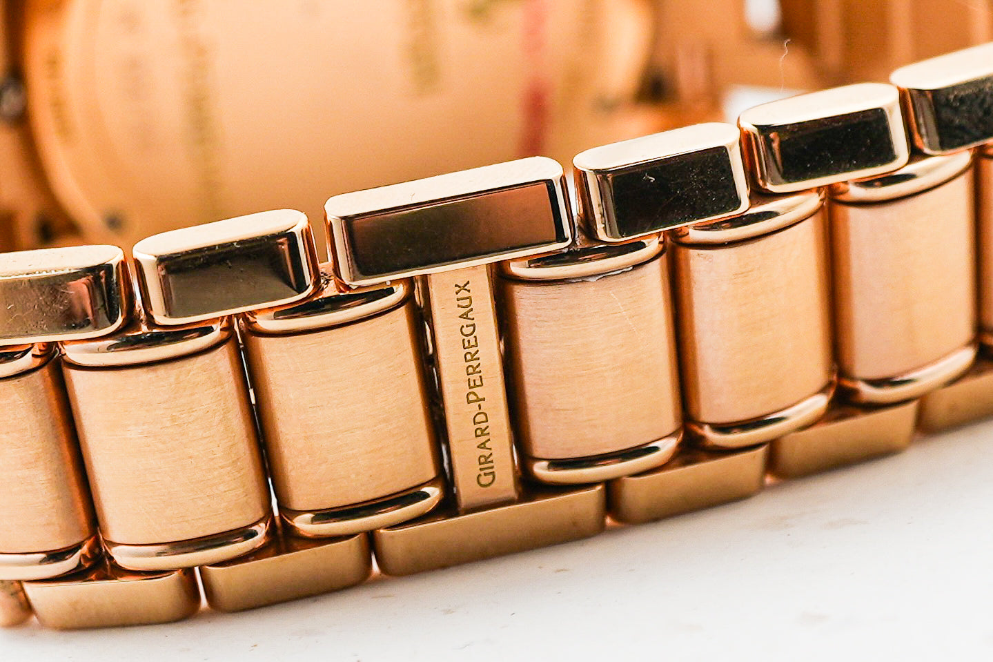 Girard Perregaux Ferrari Chronograph Factory Diamonds MOP Limited Numbered 30 Piece Edition in 18K Solid Rose Gold 8020