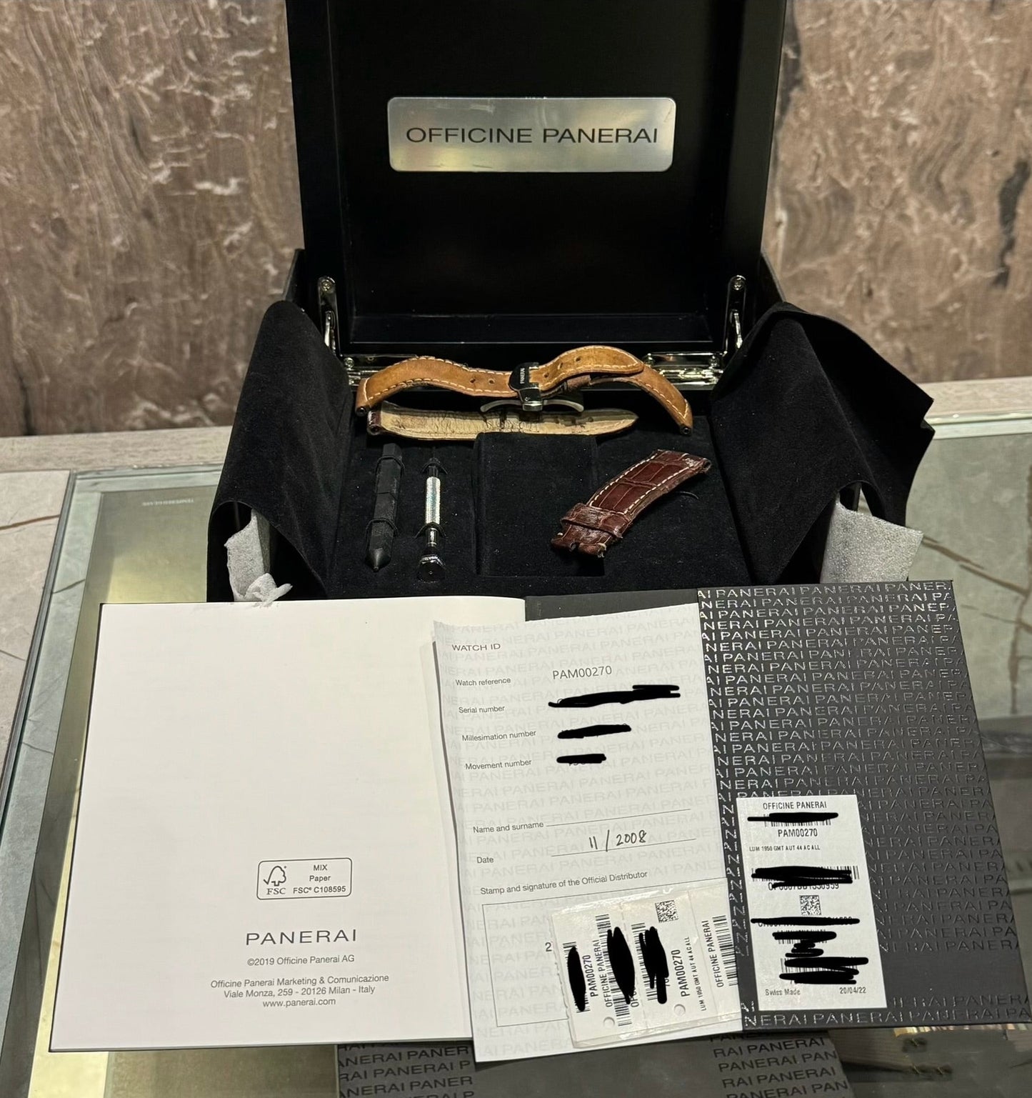 Panerai Luminor 1950 10 Days GMT Power Reserve Automatic PAM270 PAM00270