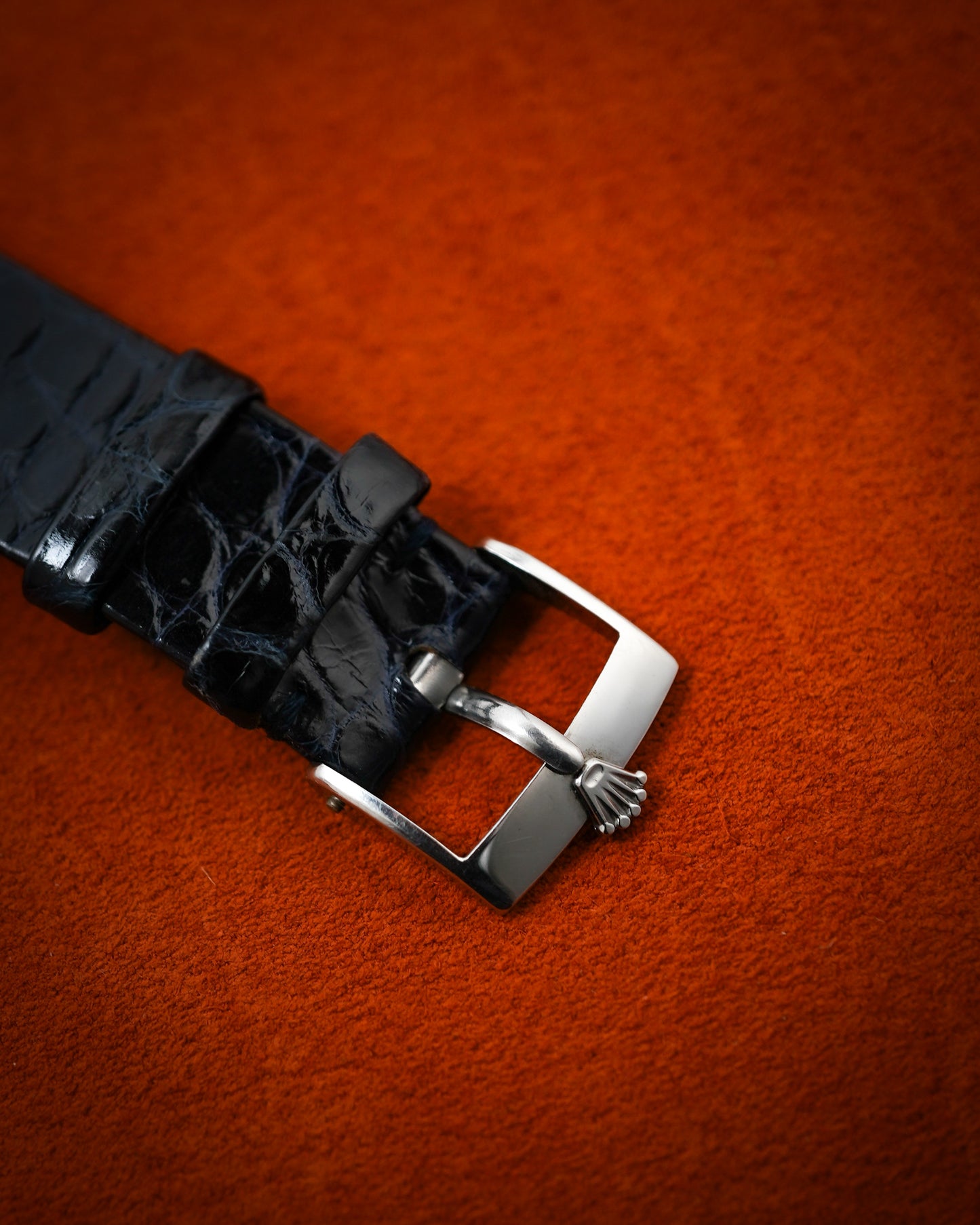 Rolex Cellini in 18K Solid White Gold “ Mirror Black “ Dial 4016