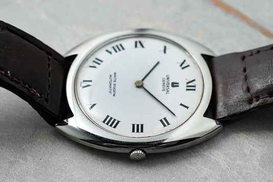 Universal Geneve White Shadow Roman Index 866101