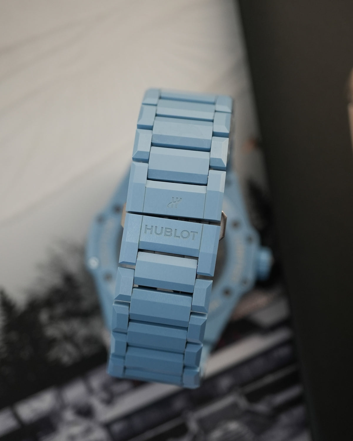 Hublot Big Bang Tiffany Integrated Sky Blue Skeleton 40mm 456.ex.5120.ex