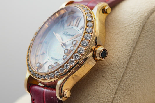 Chopard Happy Sport Oval Factory Diamonds Oval in 18k Solid Rose Gold 275362 275362-5002