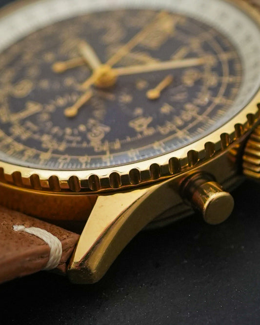 Breitling Navitimer Chronograph Mechanique in 18k Solid Yellow Gold Limited Numbered Edition 100 Pieces K11022.1 K11022