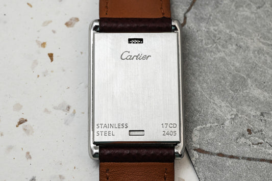Cartier Tank Basculante Quartz 2405