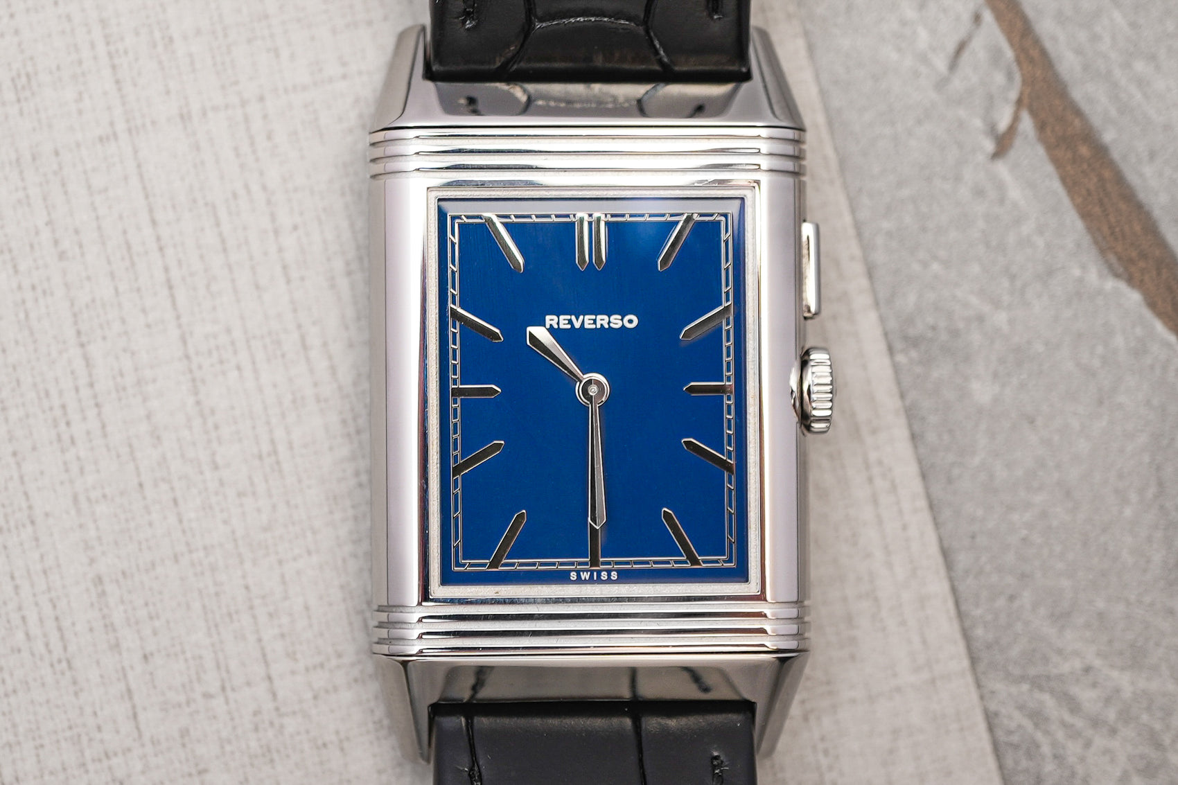 Jaeger-Lecoultre JLC Reverso Boutique Edition Blue Bleu Ultra Thin Duoface Q378858J 278.8.54