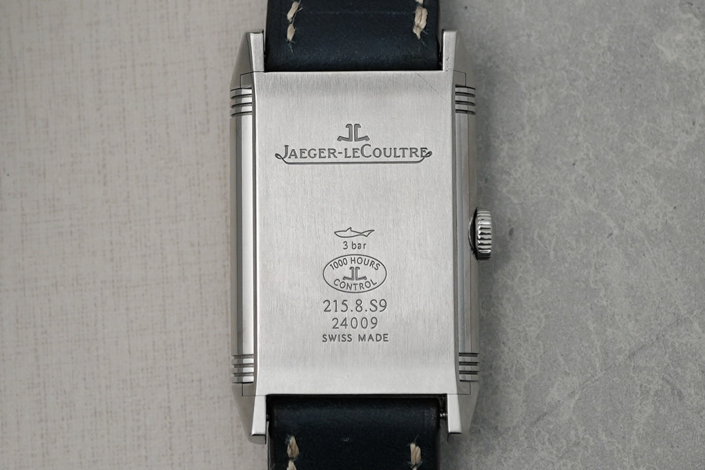 Jaeger-LeCoultre JLC Reverso Duoface Large Classic Blue Dial 215.8.S9 Q38384AB