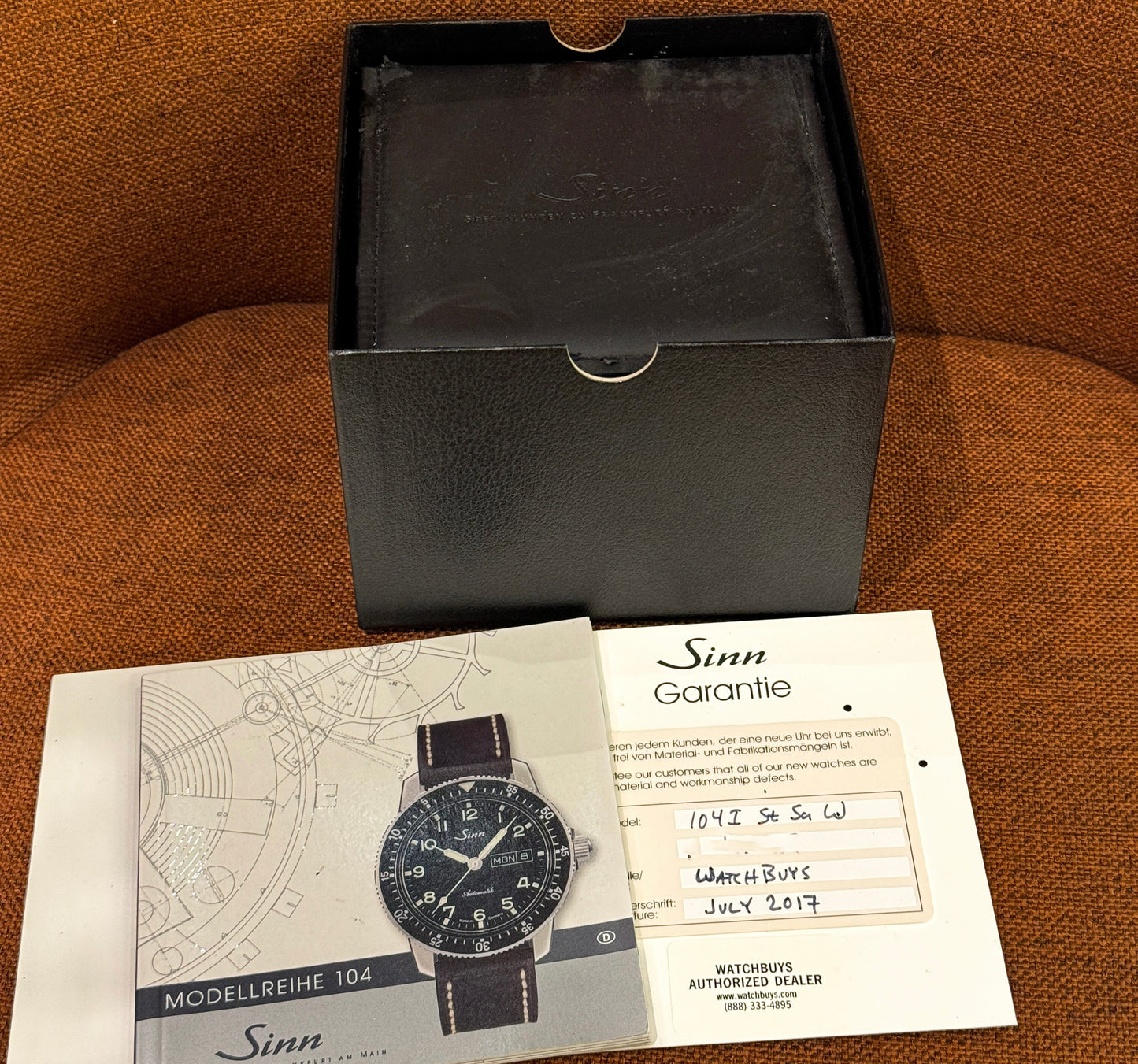 Sinn 104 St Sa White 41mm 104.012