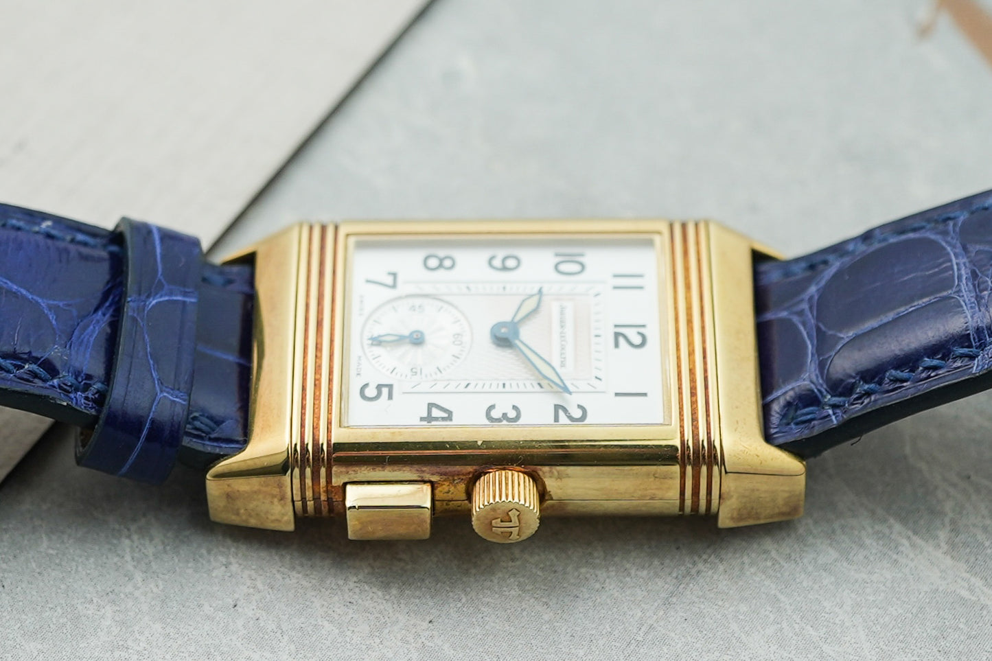 Jaeger Le Coultre JLC Reverso Memory Duoface in 18K Solid Yellow Gold 255.1.82