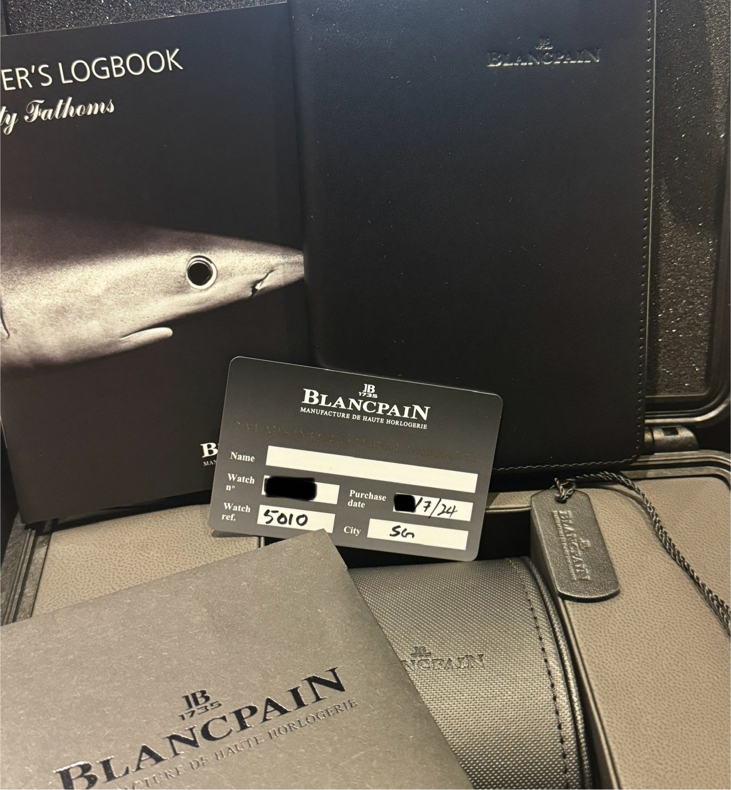 Blancpain Fifty Fathoms 42mm Blue Titanium 5010 5010-12B40-O52B