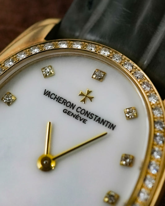 Vacheron Constantin Les Historique Guilloche Factory Diamonds in 18K Solid Yellow Gold 31110