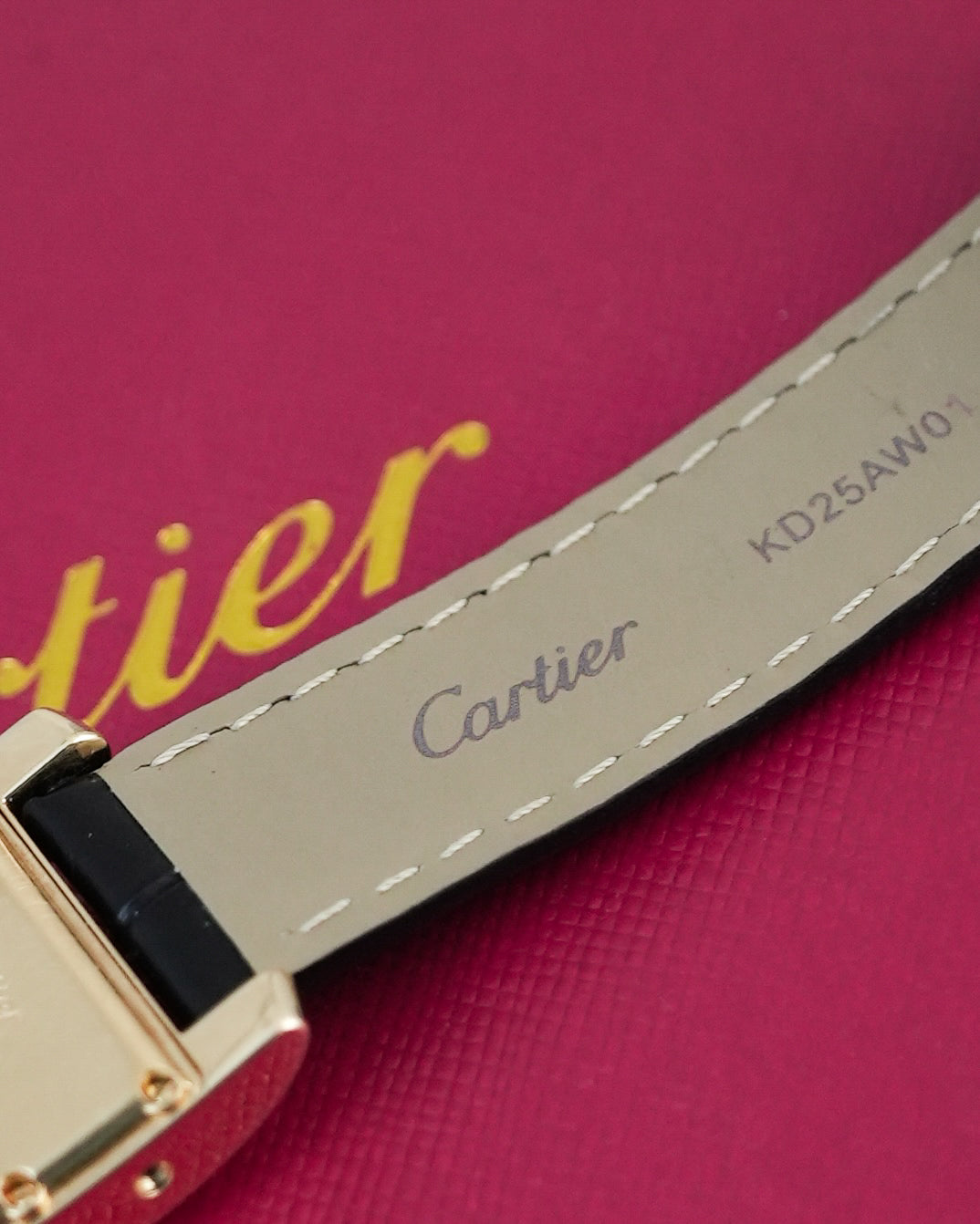 Cartier Paris Tank Americaine Small Seconds Quartz in 18k Solid Yellow Gold 8012905