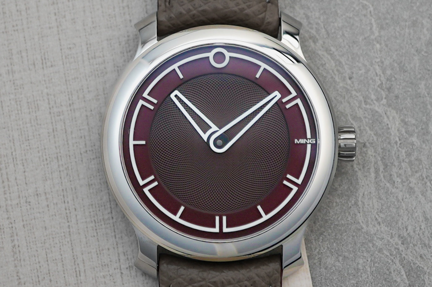 Ming Watch Burgundy 17.09