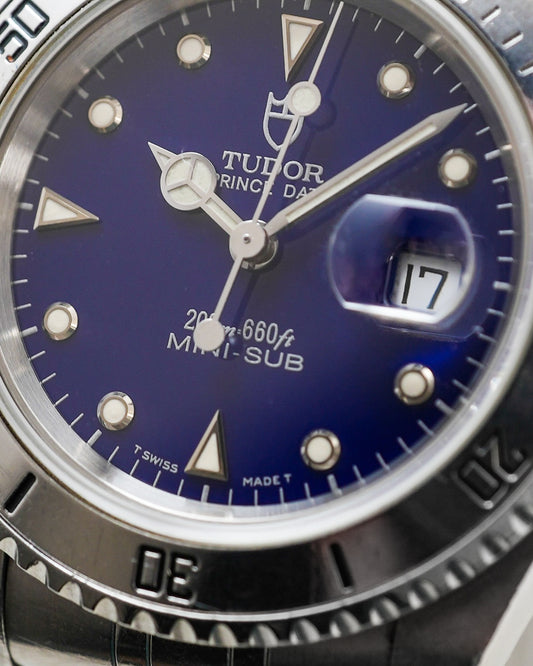 Tudor Prince Date Blue Mini Sub Submariner Automatic 34mm 73190
