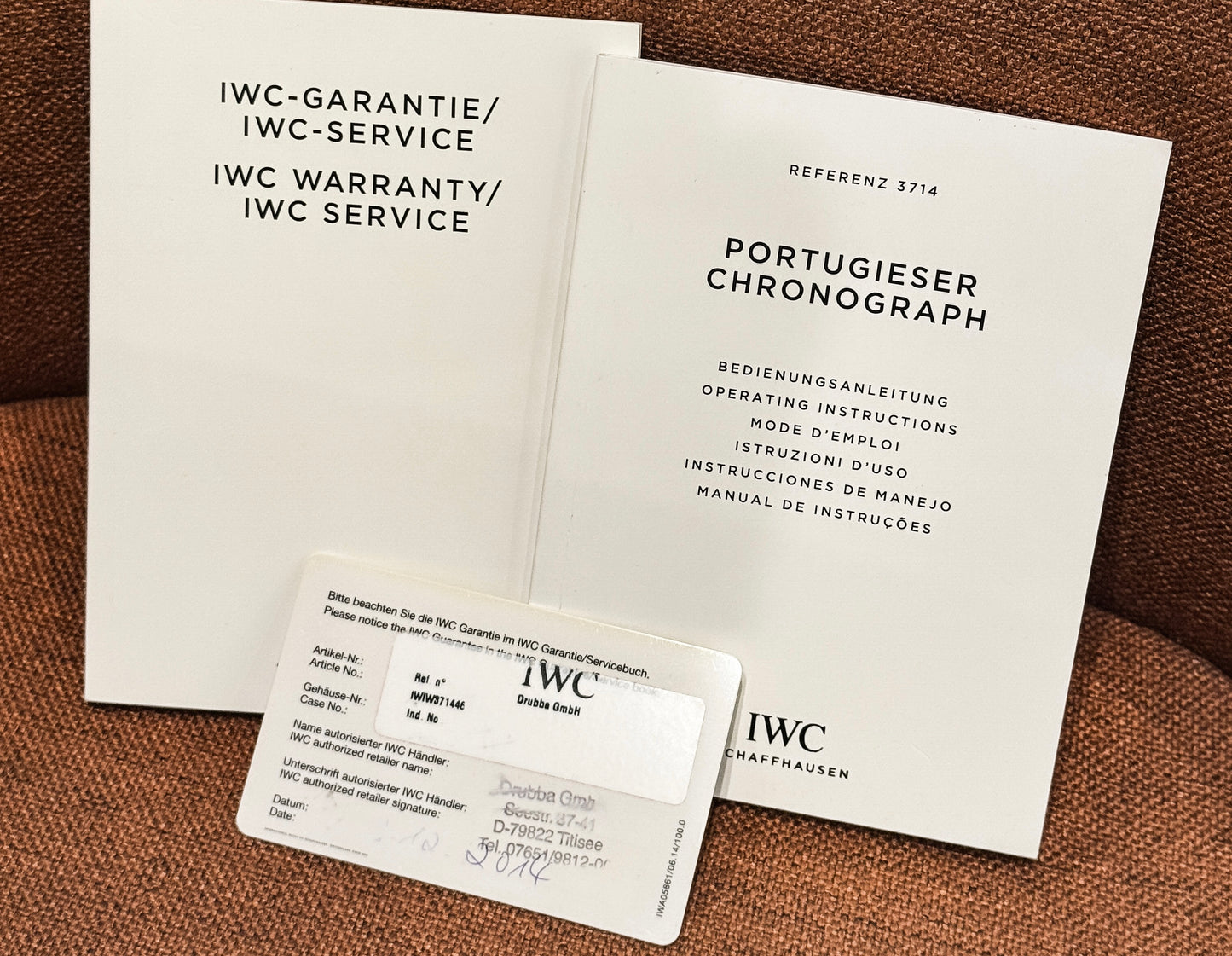 IWC Portuguese Chronograph Portugieser Automatic IW371446