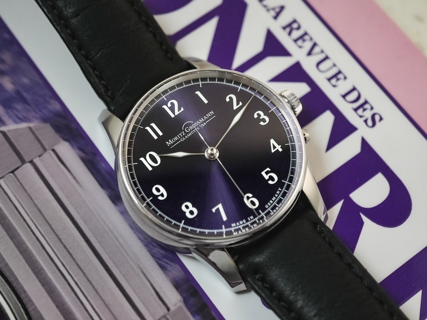 Moritz Grossmann Central Seconds Purple 41mm Limited Numbered Edition 25 Pieces Made  MG-003297