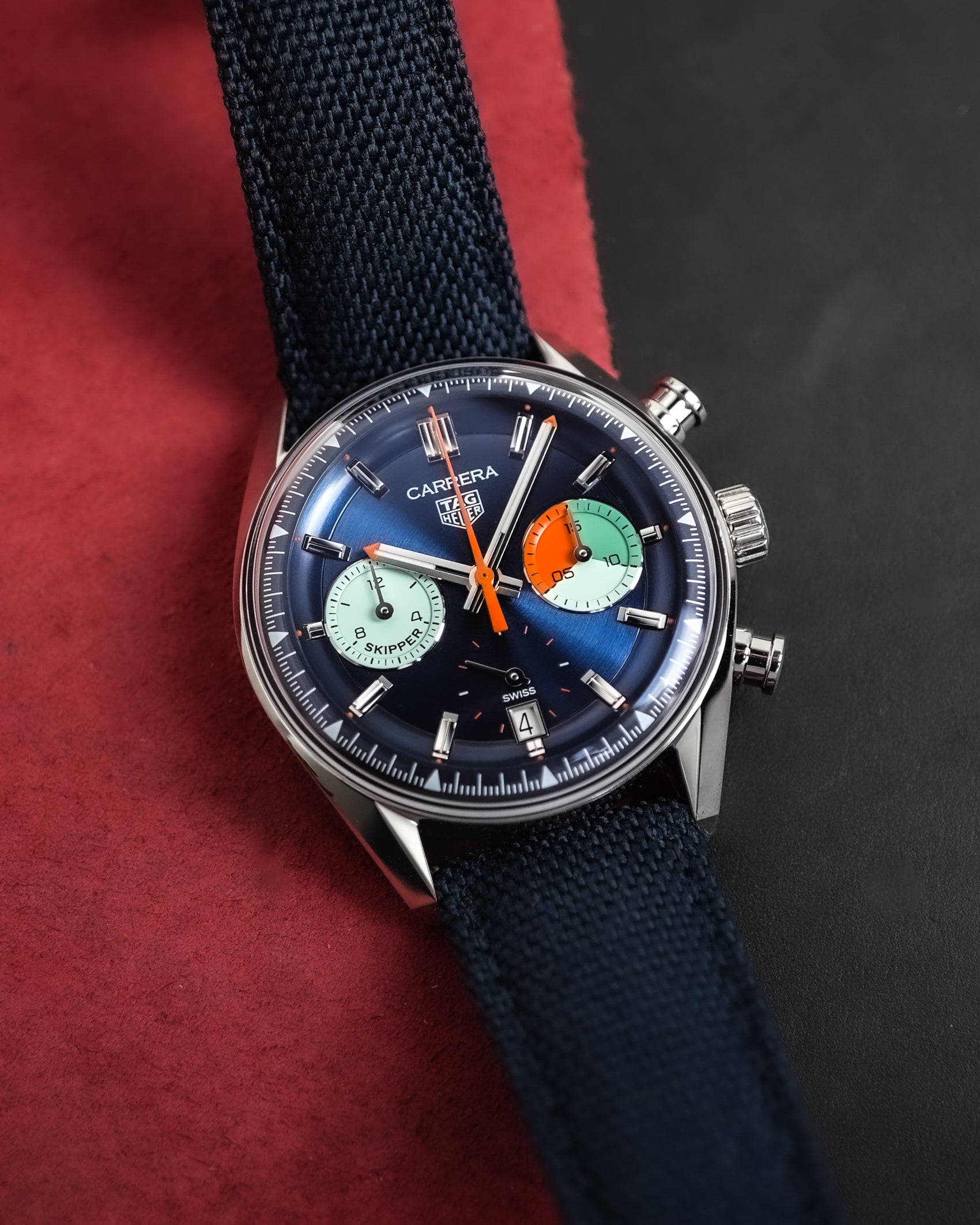 Tag Heuer Skipper Carrera Glassbox 39mm CBS2213 CBS2213.FN6002