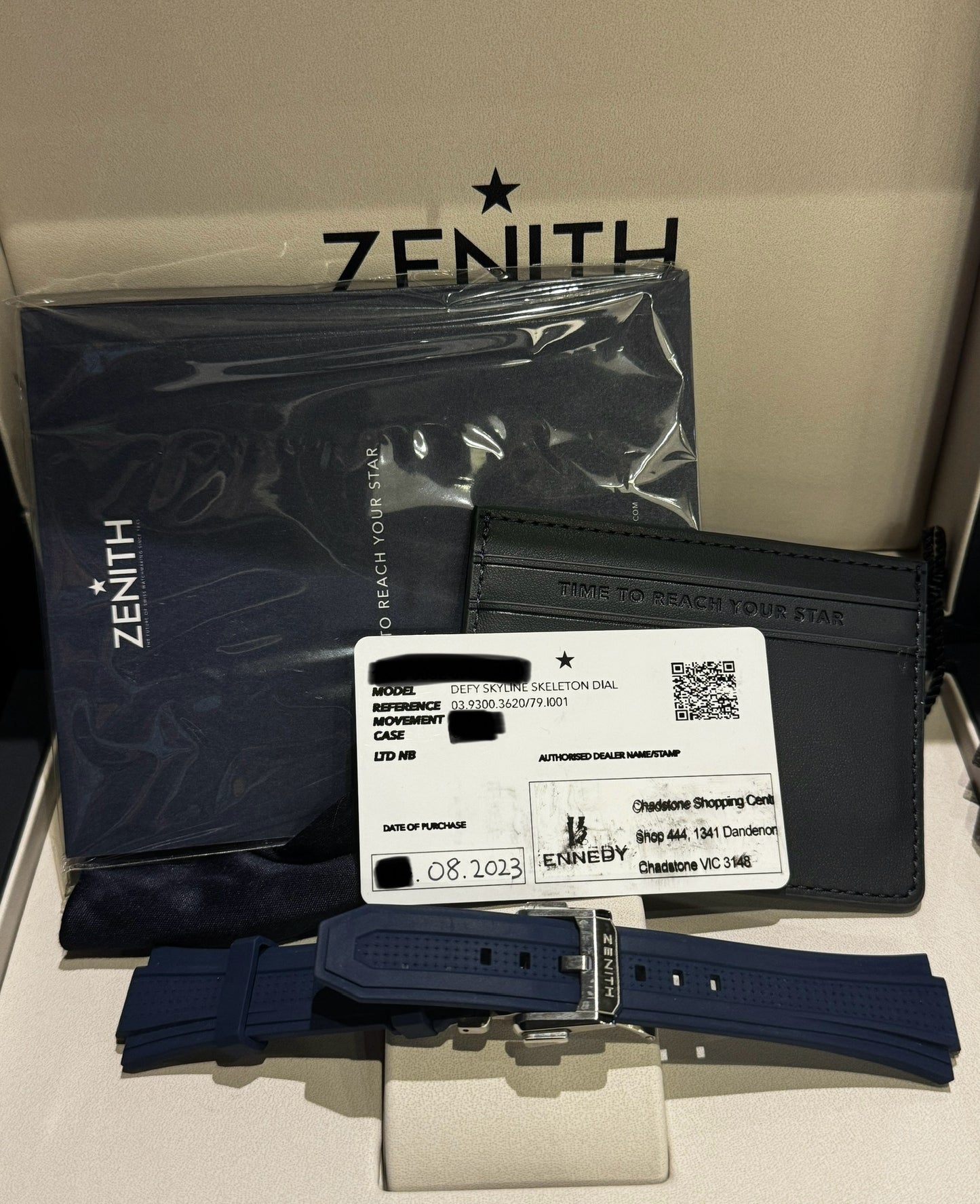 Zenith Defy Skyline Skeleton Blue El Primero Blue 41mm 03.9300.3620/79.i001