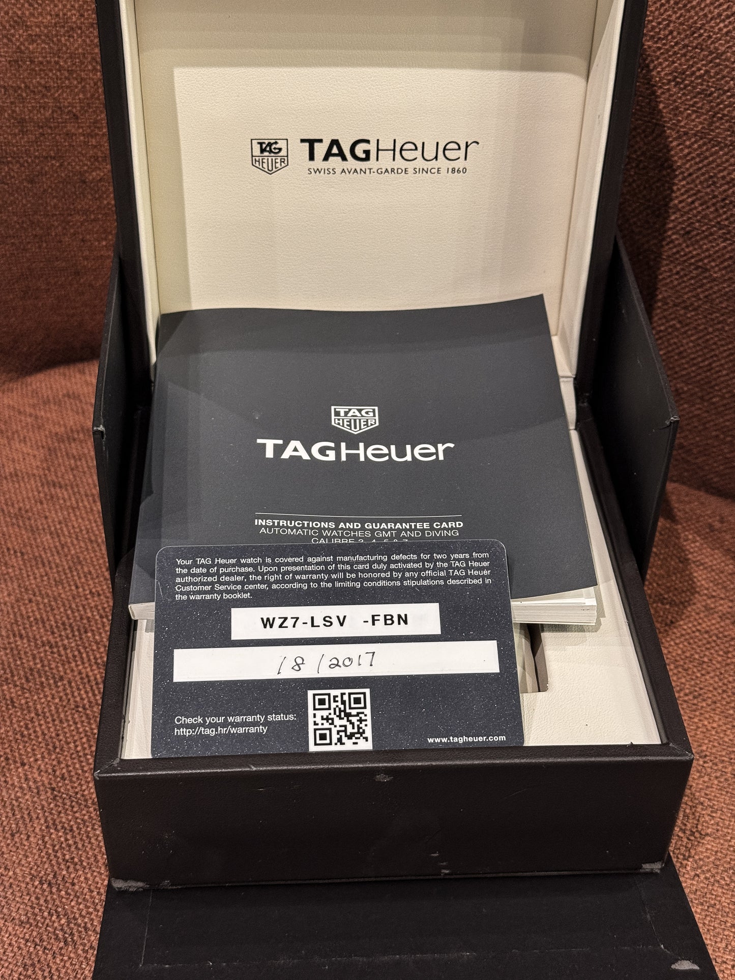 Tag Heuer Aquaracer Camouflage 300M Calibre 5 PVD Titanium WAY208D.FC8221 WAY208D