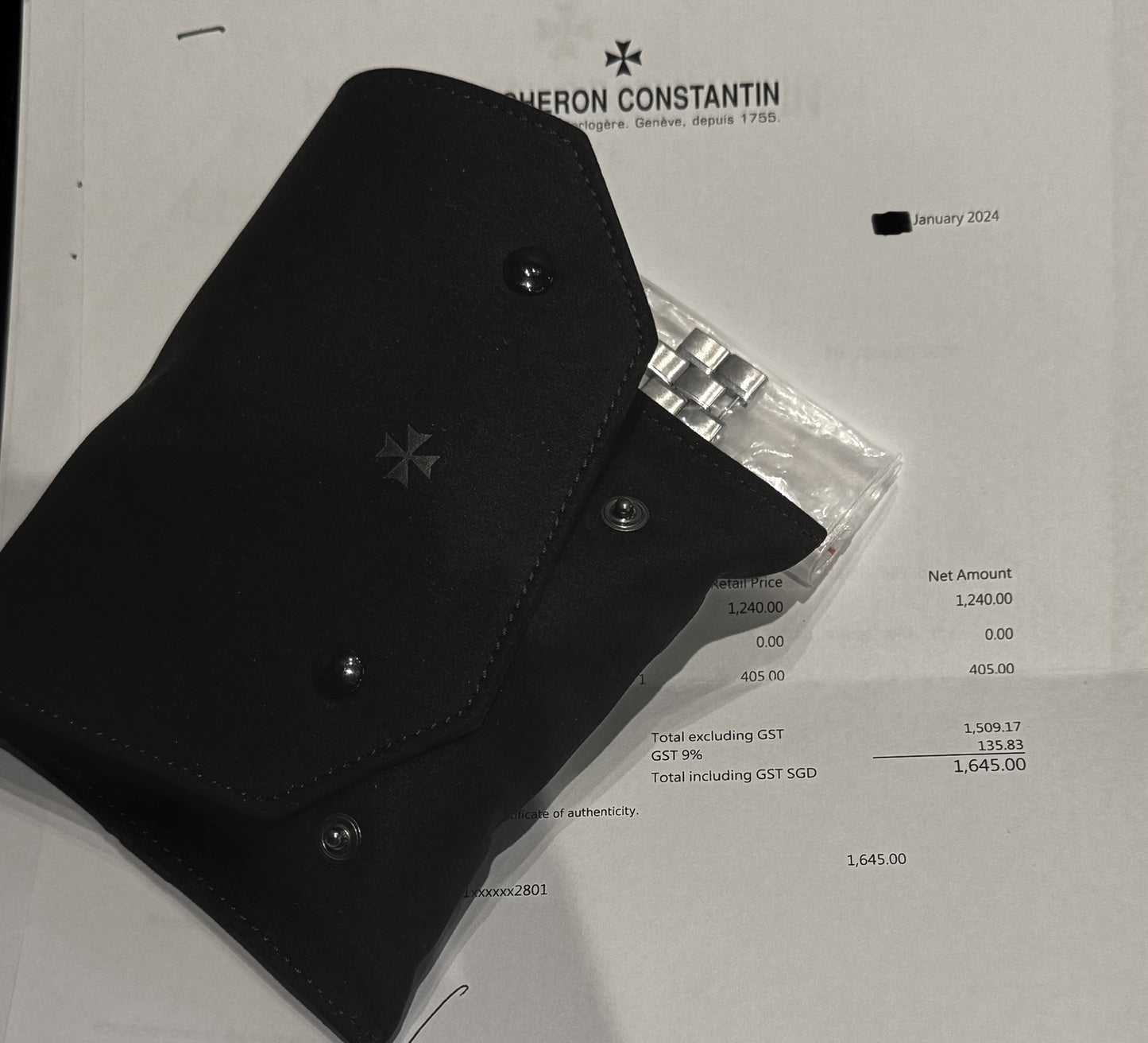 Vacheron Constantin VC Overseas 37mm Black 42042 42042/423A