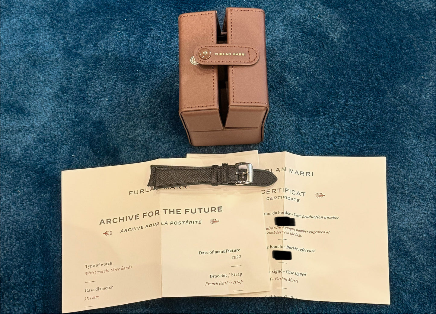 Furlan Marri Black Sector 38mm Automatic 2116-A 2116