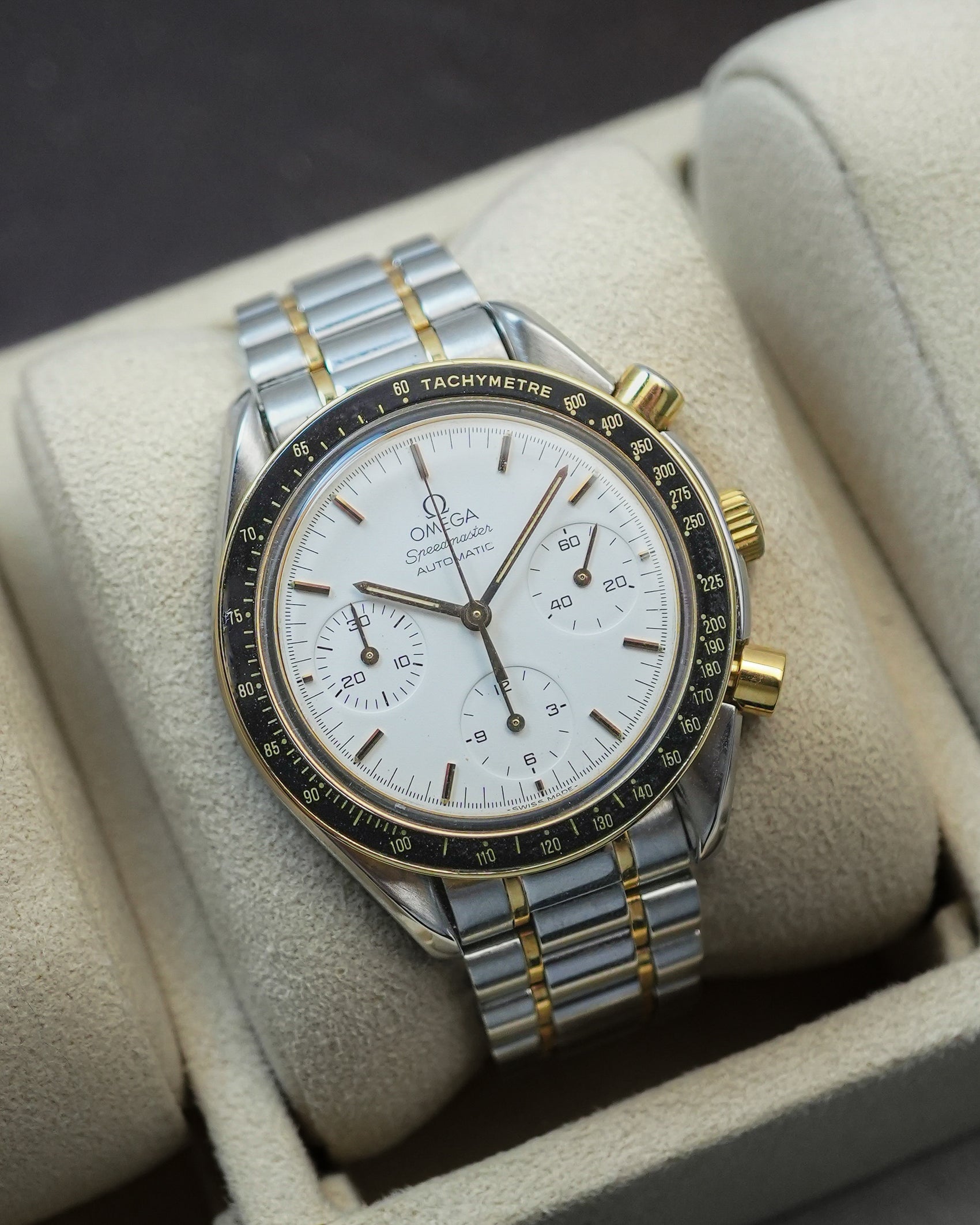 Omega Speedmaster Reduced Albino Two Tone Steel/Gold 39mm 175.0032