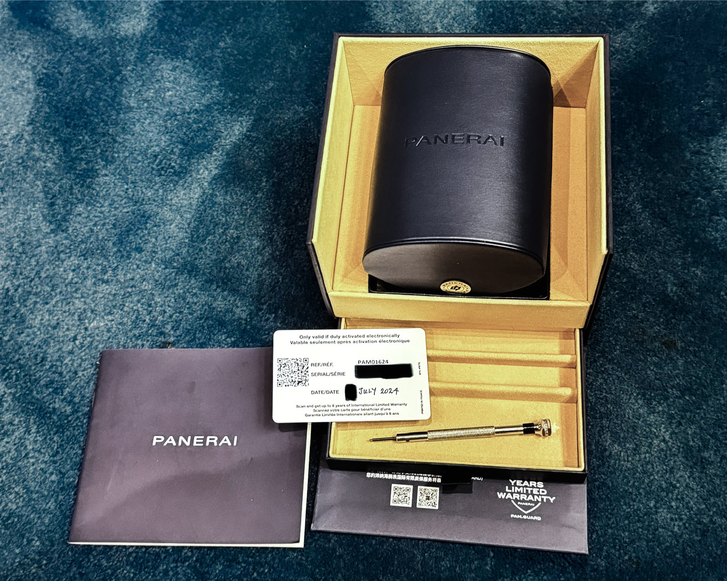 Panerai Luminor Boutique Edition Base Logo Green 44mm PAM01624 PAM1624 01624 1624