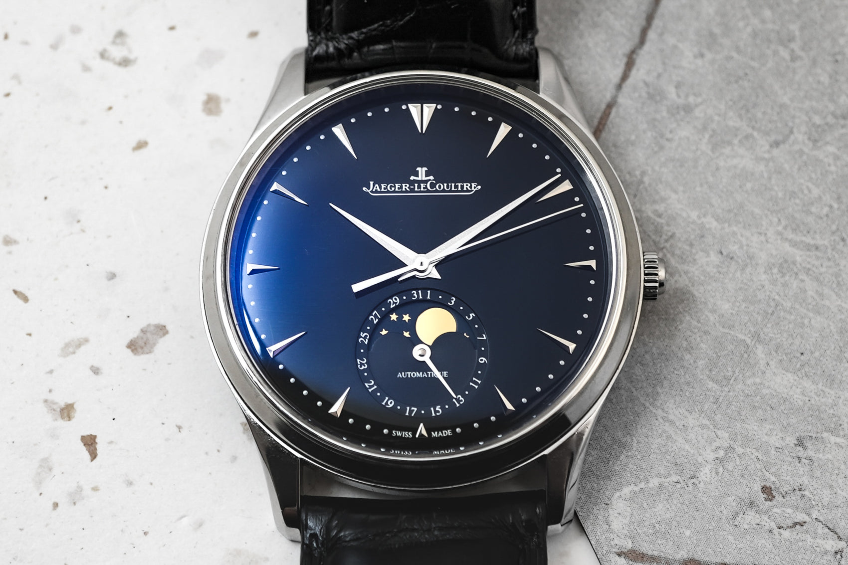 Jaeger LeCoultre JLC Master Ultra Thin Moon 39mm Moonphase Q1368470 176.8.64.S