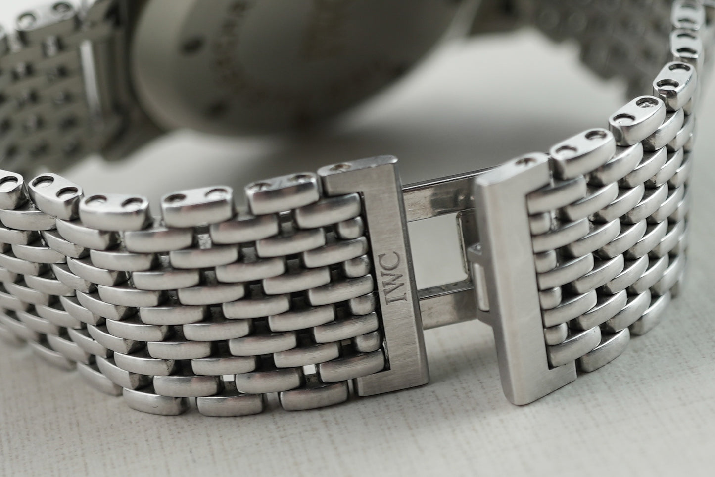 IWC Pilot Chronograph Tritium Meca Quartz 36mm JLC Jaeger Movement IW3741 IW374101