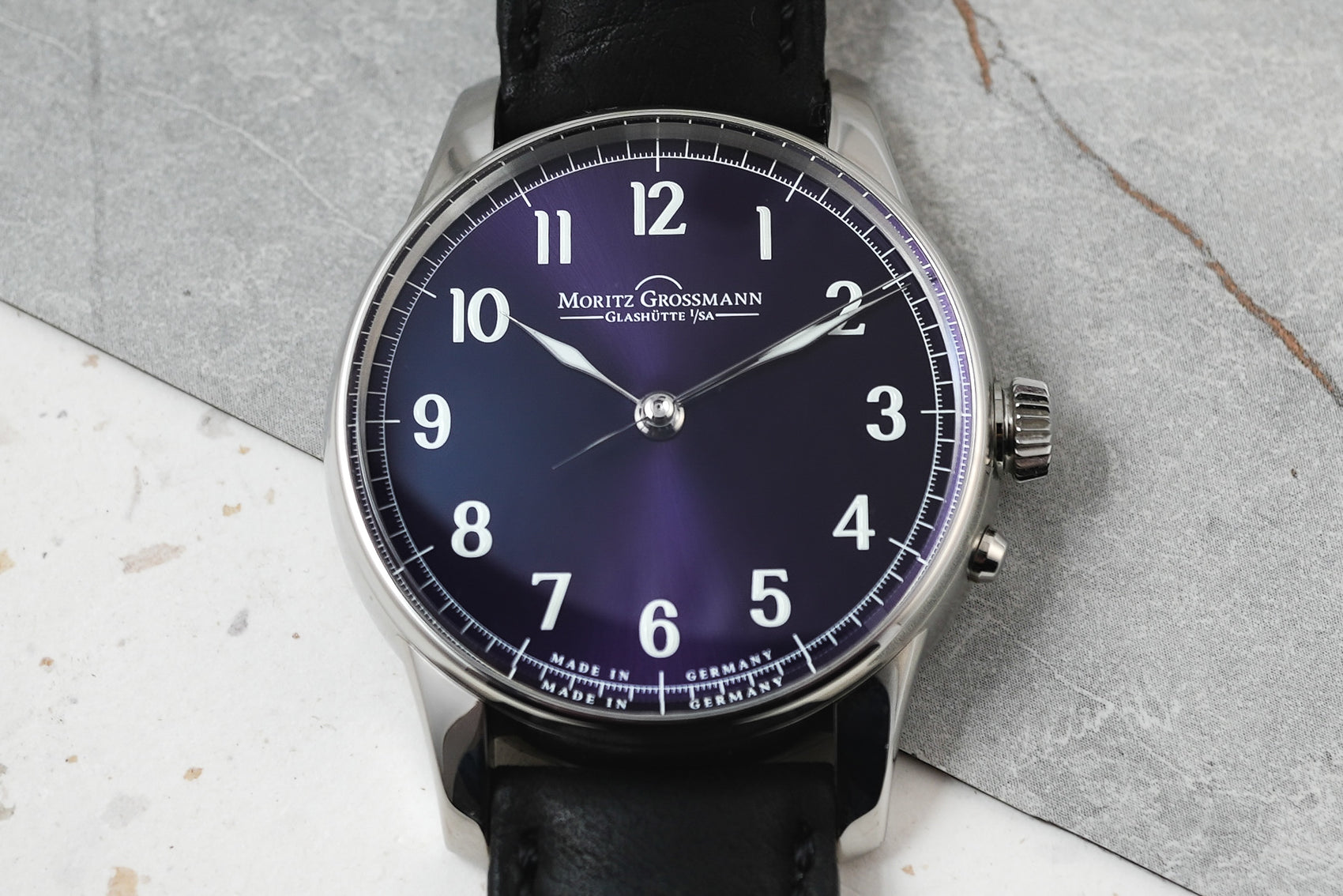 Moritz Grossman Central Seconds Purple 41mm Limited Numbered Edition 25 Pieces Made MG-003297